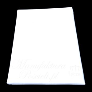 Prześcieradło bez gumki - biały - obrazek 3
