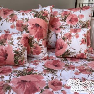 Pościel maki czerwone 100% bawełna 160x200 - obrazek 2