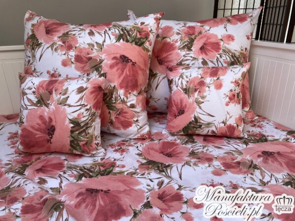 Pościel maki czerwone 100% bawełna 160x200