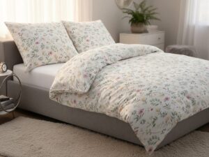 Pościel satyna jasne kwiatuszki 220x200  5178C